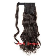 Load image into Gallery viewer, s-noilite 23" Long Curly Clip In Hair Tail False Hair Ponytail Hairpiece With Hairpins Synthetic Hair Pony Tail Hair Extension