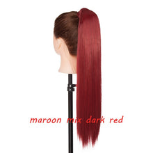 Load image into Gallery viewer, s-noilite 23" Long Curly Clip In Hair Tail False Hair Ponytail Hairpiece With Hairpins Synthetic Hair Pony Tail Hair Extension