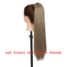 Load image into Gallery viewer, s-noilite 23" Long Curly Clip In Hair Tail False Hair Ponytail Hairpiece With Hairpins Synthetic Hair Pony Tail Hair Extension