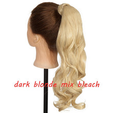 Load image into Gallery viewer, s-noilite 23" Long Curly Clip In Hair Tail False Hair Ponytail Hairpiece With Hairpins Synthetic Hair Pony Tail Hair Extension