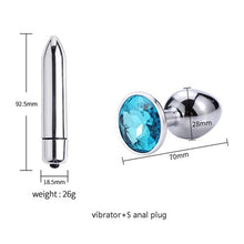 Load image into Gallery viewer, Runyu Smooth Anal Toys Metal Butt Plug Masturbator for Man Anal Vibrators Anal Plug Private Goods for Men Adult Toys Sex Shop