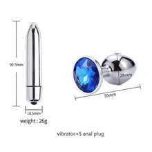 Load image into Gallery viewer, Runyu Smooth Anal Toys Metal Butt Plug Masturbator for Man Anal Vibrators Anal Plug Private Goods for Men Adult Toys Sex Shop