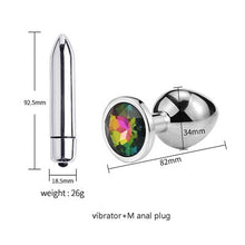 Load image into Gallery viewer, Runyu Smooth Anal Toys Metal Butt Plug Masturbator for Man Anal Vibrators Anal Plug Private Goods for Men Adult Toys Sex Shop