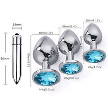 Load image into Gallery viewer, Runyu Smooth Anal Toys Metal Butt Plug Masturbator for Man Anal Vibrators Anal Plug Private Goods for Men Adult Toys Sex Shop