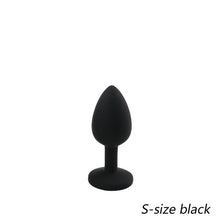 Load image into Gallery viewer, DOPAMONKEY Safe Silicone Butt Plug With Crystal Jewelry Anal Plug Vaginal Plug Sex Toys For Woman Men Anal Dilator Toys for Gay