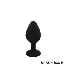 Load image into Gallery viewer, DOPAMONKEY Safe Silicone Butt Plug With Crystal Jewelry Anal Plug Vaginal Plug Sex Toys For Woman Men Anal Dilator Toys for Gay