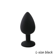 Load image into Gallery viewer, DOPAMONKEY Safe Silicone Butt Plug With Crystal Jewelry Anal Plug Vaginal Plug Sex Toys For Woman Men Anal Dilator Toys for Gay