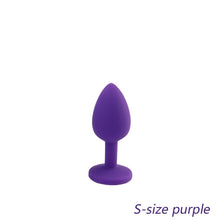 Load image into Gallery viewer, DOPAMONKEY Safe Silicone Butt Plug With Crystal Jewelry Anal Plug Vaginal Plug Sex Toys For Woman Men Anal Dilator Toys for Gay