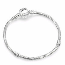 Load image into Gallery viewer, BAOPON High Quality Authentic Silver Color Snake Chain Fine Bracelet Fit European Charm Bracelet for Women DIY Jewelry Making