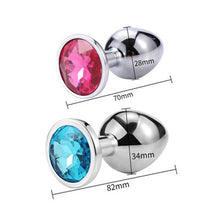 Load image into Gallery viewer, Runyu Smooth Anal Toys Metal Butt Plug Masturbator for Man Anal Vibrators Anal Plug Private Goods for Men Adult Toys Sex Shop