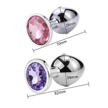 Load image into Gallery viewer, Runyu Smooth Anal Toys Metal Butt Plug Masturbator for Man Anal Vibrators Anal Plug Private Goods for Men Adult Toys Sex Shop