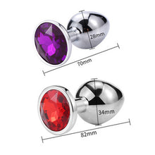 Load image into Gallery viewer, Runyu Smooth Anal Toys Metal Butt Plug Masturbator for Man Anal Vibrators Anal Plug Private Goods for Men Adult Toys Sex Shop