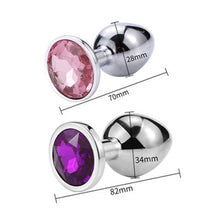 Load image into Gallery viewer, Runyu Smooth Anal Toys Metal Butt Plug Masturbator for Man Anal Vibrators Anal Plug Private Goods for Men Adult Toys Sex Shop