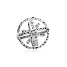 Load image into Gallery viewer, Silver Astronomical Ring for men women metal ball Creative Complex Rotating Cosmic Finger mood ring men fashion jewelry gifts