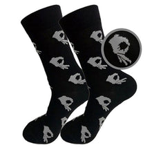 Load image into Gallery viewer, Unisex Vintage Knitted Long Funny Socks Women OK Gesture Printed Hip-Hop Trendy Cotton Hosiery Skateboard Female Streetwear Sox