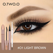 Load image into Gallery viewer, O.TWO.O 3pcs Eyes Makeup Set Ultra Fine 1.5mm Eyebrow Lengthening Mascara Long Lasting Waterproof Eyeliner Cosmetic Kit