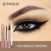 Load image into Gallery viewer, O.TWO.O 3pcs Eyes Makeup Set Ultra Fine 1.5mm Eyebrow Lengthening Mascara Long Lasting Waterproof Eyeliner Cosmetic Kit