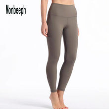 Load image into Gallery viewer, Monbeeph High waist skinny pants Casual Fashion pants trousers for women Ankle-Length pants