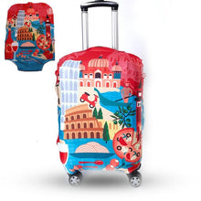 Load image into Gallery viewer, TRIPNUO Thicker Blue City Luggage Cover Travel Suitcase Protective Cover for Trunk Case Apply to 19''-32'' Suitcase Cover