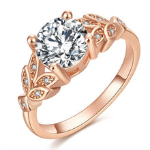 Load image into Gallery viewer, Fashion Luxury Crown Ring Statement Women Wedding Zircon Engagement Ring Trend Geometric Rose Gold Silver Romantic Party Gift