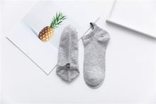 Load image into Gallery viewer, Size 35-42 Kawaii Women Socks Happy Fashion Ankle Funny Socks Women Cotton Embroidered Expression Candy Color 1 Pair