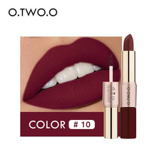 Load image into Gallery viewer, O.TWO.O 12 Colors Lips Makeup Lipstick Lip Gloss Long Lasting Moisture Cosmetic Lipstick Red Lip Matte Lipstick Waterproof
