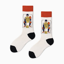 Load image into Gallery viewer, Couples Outdoor Skateboard Sox Autumn/Winter Creative Abstract Art Harajuku Hip Hop Streets Tide Sock Colorful Happy Funny Socks