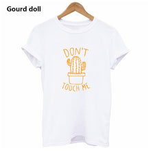 Load image into Gallery viewer, Cactus Printed Women's T-Shirt Cotton Harajuku Summer Female Top Tee For Lady Girl Funny Round neck T-shirts Hipster Tumblr