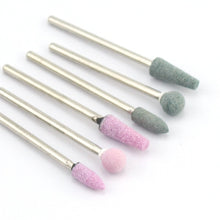 Load image into Gallery viewer, 6pcs/pack Diamond Nail Milling Cutter Rotary Burr for Nail Files Cuticle Clean Drill Bits Apparatus for Manicure Art Tools
