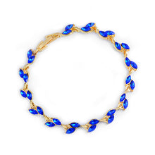 Load image into Gallery viewer, MISANANRYNE New 5 colors Beautiful Bracelet for Women Colorful Austrian Crystal Fashion Heart Chain Bracelet Wholesale