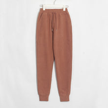 Load image into Gallery viewer, Wixra Women Casual Velvet Pants Autumn Winter Lady's Thick Wool Pants Women's Clothing Lace-up Long Trousers