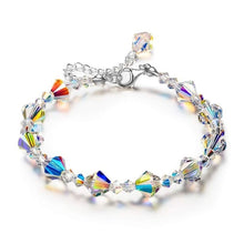 Load image into Gallery viewer, Women's Tennis Bracelet Luxury Exquisite Aurora Square Geometric Polygon Beads Crystal Bracelet Female Charm Accessories Gift