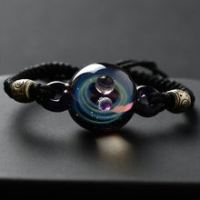Load image into Gallery viewer, BOEYCJR Hot Universe Planets Glass Bead Bangles & Bracelets Fashion Jewelry Galaxy Solar System Bracelet For Women Christmas