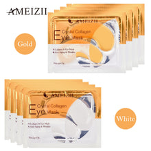 Load image into Gallery viewer, AMEIZII 2Pcs=1Pair 24K Gold Crystal Collagen Eye Mask Eye Patches For Eye Care Dark Circles Remove Anti-Aging Wrinkle Skin Care