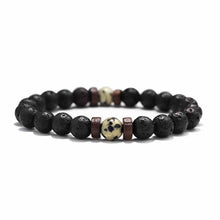 Load image into Gallery viewer, 18 Style Natural Stone Bead Bracelet Rock Hip-Hop Rock Street Culture Colorful Stone Man Bracelet Fashion Trendy Men Jewelry
