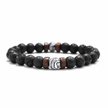 Load image into Gallery viewer, 18 Style Natural Stone Bead Bracelet Rock Hip-Hop Rock Street Culture Colorful Stone Man Bracelet Fashion Trendy Men Jewelry