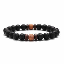 Load image into Gallery viewer, 18 Style Natural Stone Bead Bracelet Rock Hip-Hop Rock Street Culture Colorful Stone Man Bracelet Fashion Trendy Men Jewelry