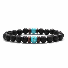 Load image into Gallery viewer, 18 Style Natural Stone Bead Bracelet Rock Hip-Hop Rock Street Culture Colorful Stone Man Bracelet Fashion Trendy Men Jewelry