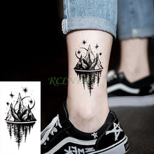 Load image into Gallery viewer, Waterproof Temporary Tattoo Stickers Moon Hill forest star Fake Tatto Flash Tatoo Tatouage Body Art Hand Foot for Girl Women Men