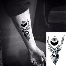 Load image into Gallery viewer, Waterproof Temporary Tattoo Stickers Moon Hill forest star Fake Tatto Flash Tatoo Tatouage Body Art Hand Foot for Girl Women Men
