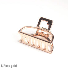 Load image into Gallery viewer, 2020 Women Girls Geometric Hair Claw Clamps Hair Crab Moon Shape Hair Clip Claws Solid Color Accessories Hairpin Large/Mini Size