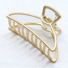 Load image into Gallery viewer, 2020 Women Girls Geometric Hair Claw Clamps Hair Crab Moon Shape Hair Clip Claws Solid Color Accessories Hairpin Large/Mini Size