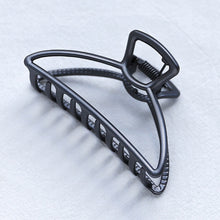Load image into Gallery viewer, 2020 Women Girls Geometric Hair Claw Clamps Hair Crab Moon Shape Hair Clip Claws Solid Color Accessories Hairpin Large/Mini Size
