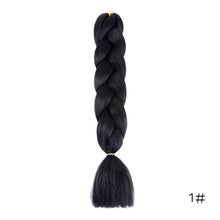 Load image into Gallery viewer, CHERIS HAIR Synthetic hair Braids Ombre Braiding Hair Extension Box Braid Hair Pink Purple Yellow Golden Colors Crochet braids