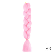 Load image into Gallery viewer, CHERIS HAIR Synthetic hair Braids Ombre Braiding Hair Extension Box Braid Hair Pink Purple Yellow Golden Colors Crochet braids