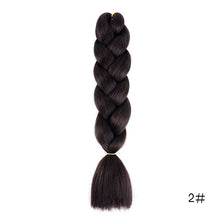 Load image into Gallery viewer, CHERIS HAIR Synthetic hair Braids Ombre Braiding Hair Extension Box Braid Hair Pink Purple Yellow Golden Colors Crochet braids