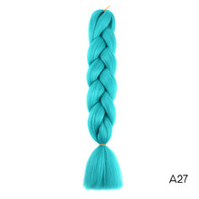 Load image into Gallery viewer, CHERIS HAIR Synthetic hair Braids Ombre Braiding Hair Extension Box Braid Hair Pink Purple Yellow Golden Colors Crochet braids