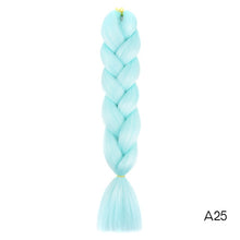 Load image into Gallery viewer, CHERIS HAIR Synthetic hair Braids Ombre Braiding Hair Extension Box Braid Hair Pink Purple Yellow Golden Colors Crochet braids