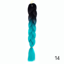 Load image into Gallery viewer, CHERIS HAIR Synthetic hair Braids Ombre Braiding Hair Extension Box Braid Hair Pink Purple Yellow Golden Colors Crochet braids