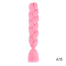 Load image into Gallery viewer, CHERIS HAIR Synthetic hair Braids Ombre Braiding Hair Extension Box Braid Hair Pink Purple Yellow Golden Colors Crochet braids